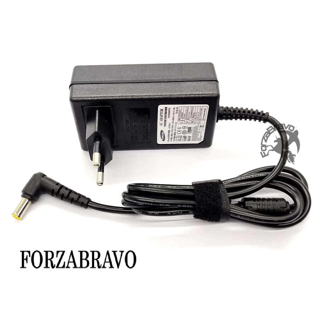 Adaptor Charger Samsung Curved Gaming Monitor CFG70 Series C24FG70 C24FG70FQ 19V-2.1A 40W (6.5*4.4)