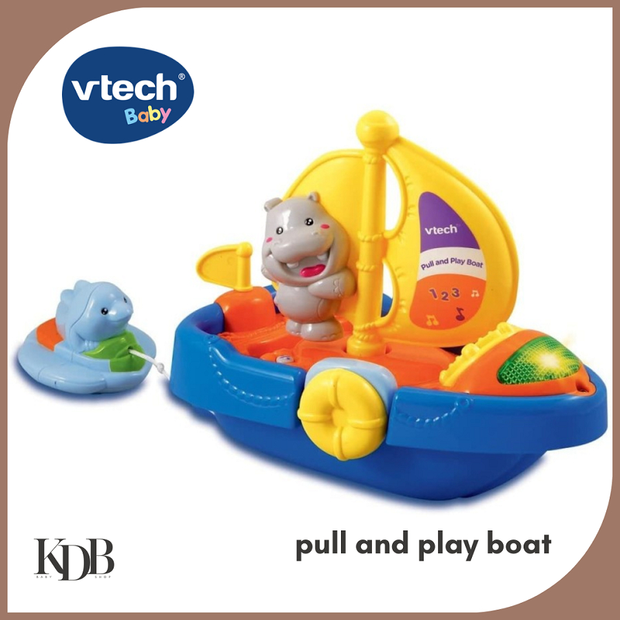 Vtech Pull and Play Boat | Mainan Anak