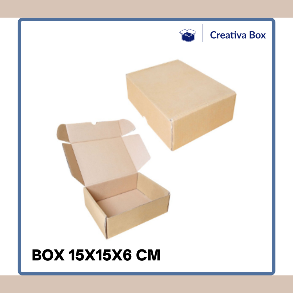 

Box 15X15X6 cm Kardus/Kardusmini/Karduskecil/Boxkecil/Karton/Kartonmini/Kemasan