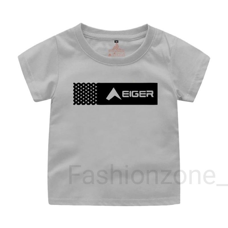 Kaos Anak E1ger Unisex Ideal Usia 2-16 Tahun Baju Kaos Oblong Anak Anak Unisex Cewek Cowok