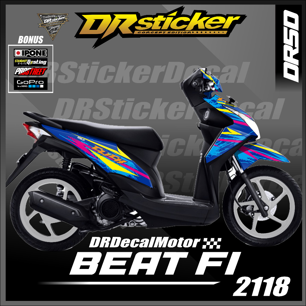 TERBARU Decal Beat Fi  Full Body Stiker Beat Fi 2013-2015 Full Body Striping Beat fi 2015 Full Body 