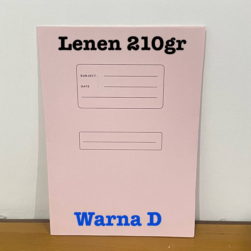 

(50 pcs) FOLIO STOP MAP KERTAS MAP KANTOR - STOPMAP LENEN 210gr Warna D