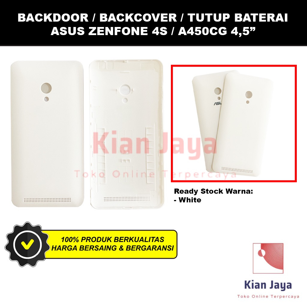 Backdoor Asus Zenfone 4s / A450CG 4,5" Back Cover Tutup Belakang Baterai Cassing Casing Backcase Ori