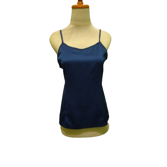 TANKTOP/DALEMAN KEBAYA BAHAN SATIN BIRU DONGKER