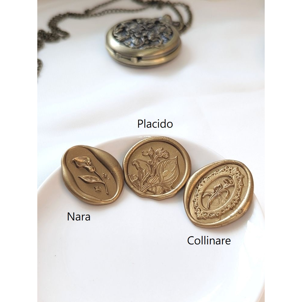 

Nara, Placido, Collinare 1 Piece LefavelaaCOIN Seal Wax Stamp Sticker Instant / Seal Wax Coin / Wax Seal / Stempel Lilin / Self Adhesive / Segel lilin Amplop Undangan Vintage