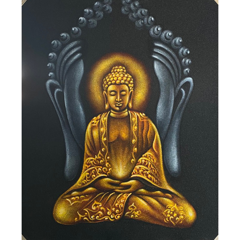 lukisan budha ukuran 100 X 120