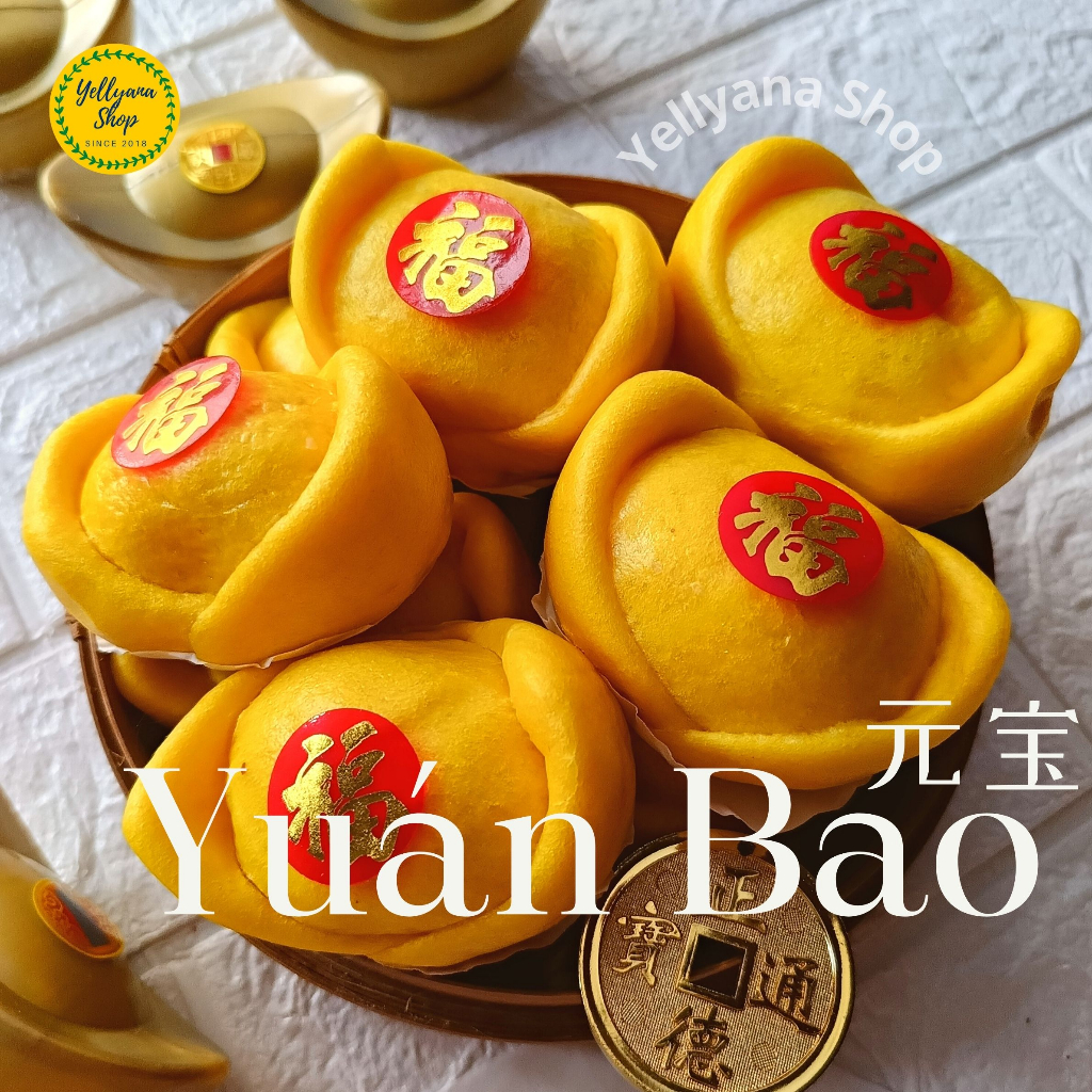 

Bakpao Dimsum / Pao Karakter Yuan Bao / Ulang Tahun - Yellyana Shop