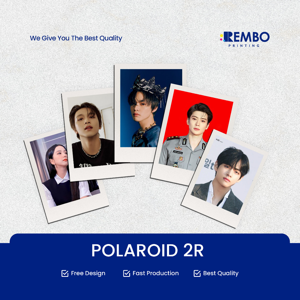 CETAK FOTO POLAROID 2R / LAMINASI GLOSSY - REMBO PRINTING