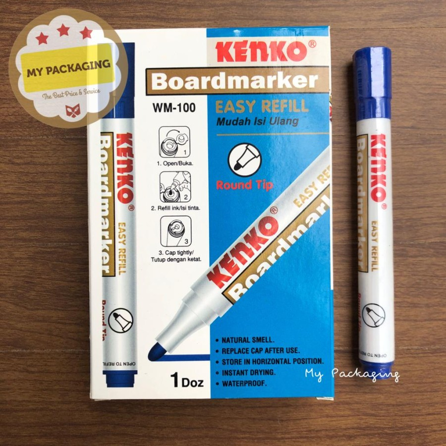 

Spidol Whiteboard Boardmarker tidak Permanen KENKO non Permanent Marker - bisa dihapus