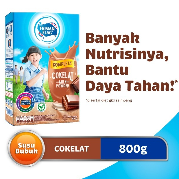 

Frisian Flag Kompleta Cokelat 800 Gr Box 800Gr 400 Coklat