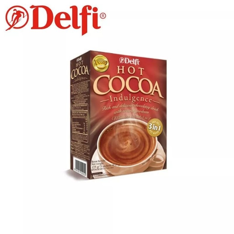 

DELFI HOT COCOA 3 IN 1 ISI 5 SACHET MINUMAN COKELAT BOX CHOCO DRINK