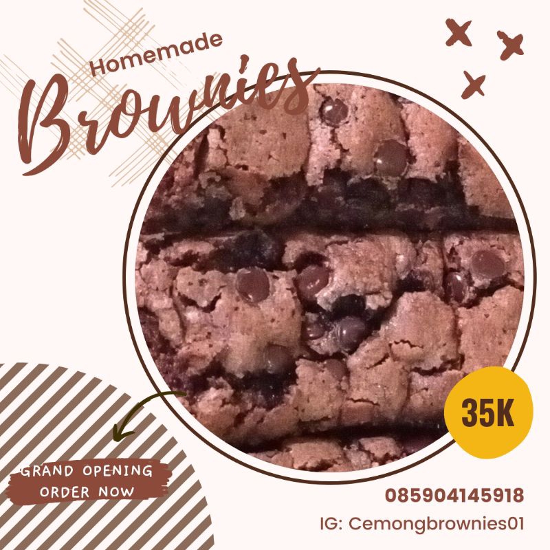 

Brownies Choco Chips