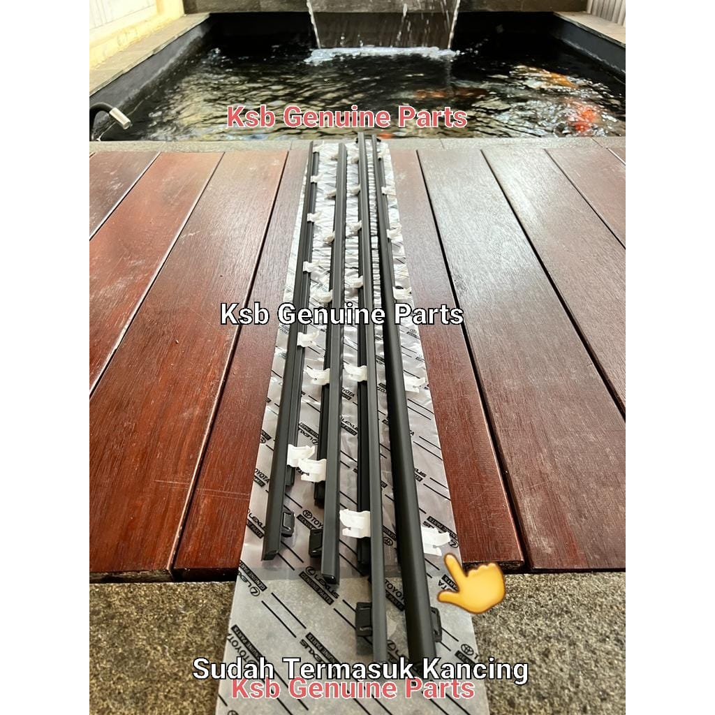 Pelipit Pintu Karet Kaca luar 4 pcs Atau 1Set Avanza Xenia Original