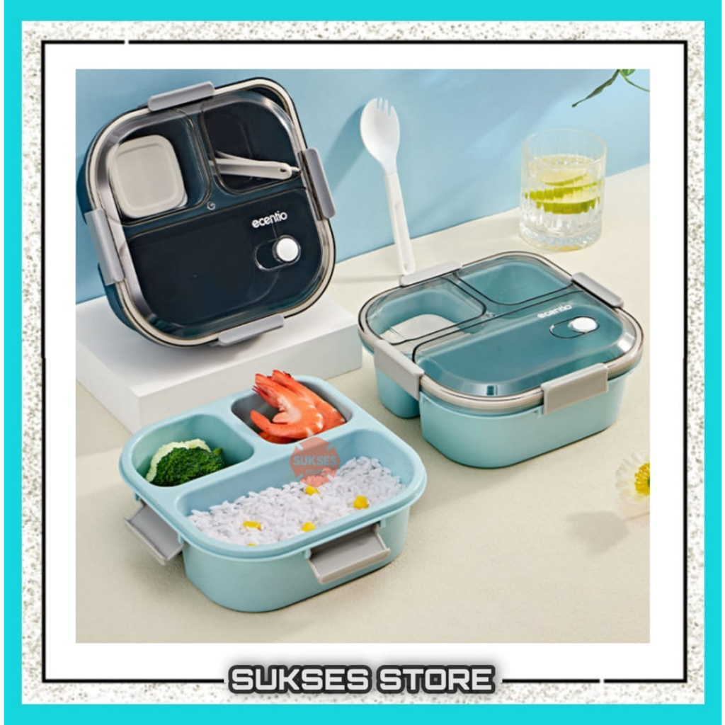 KOTAK MAKAN WADAH BEKAL / LUNCH BOX ANTI TUMPAH / KOTAK BEKAL