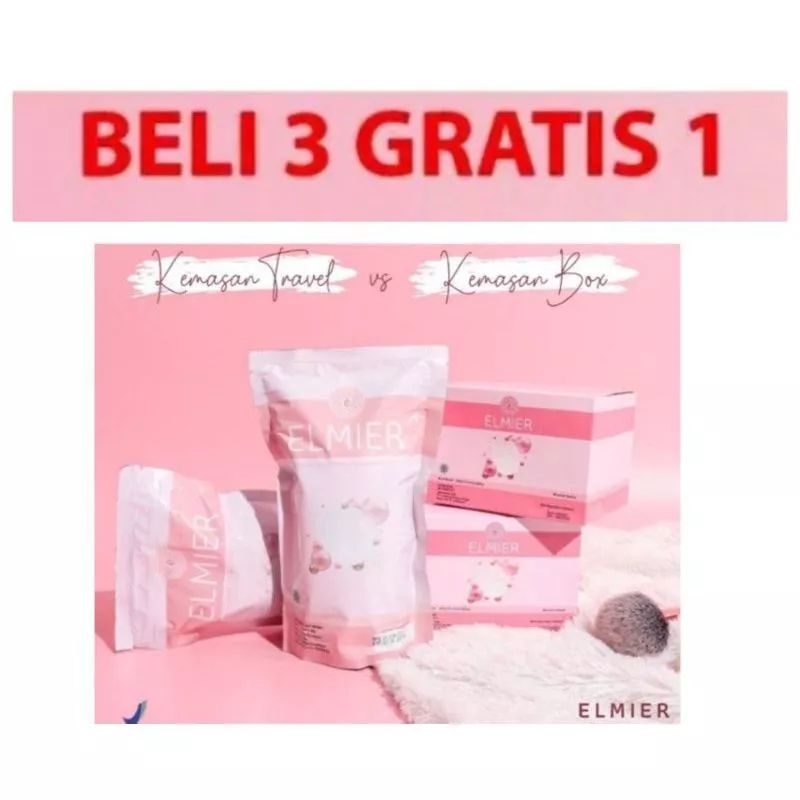 ELMIER COLLAGEN DRINK BPOM HALAL MUI