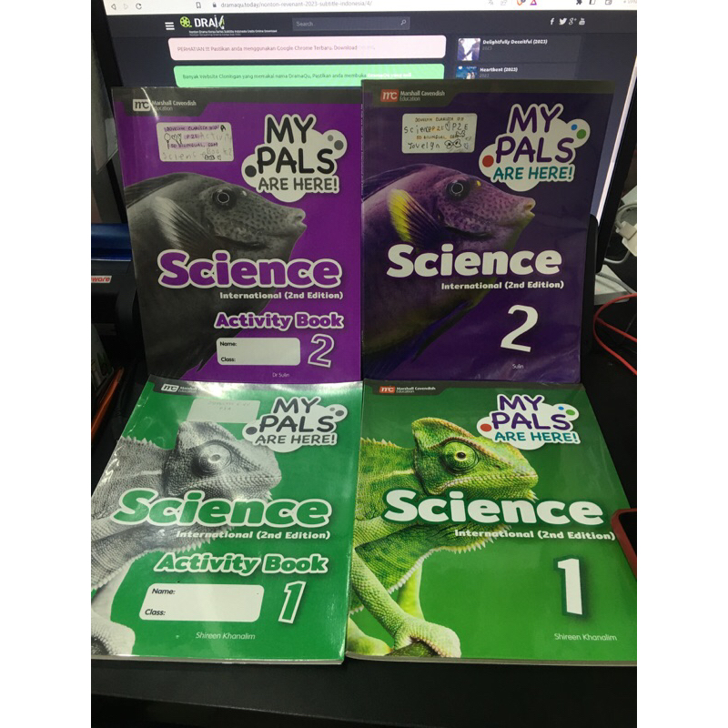 SECOND Buku my pals are here science international 1st edition and 2nd edition 1 2 3 4 5 6