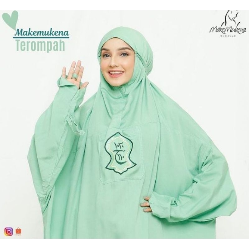 Mukena terusan terompah standar/mukena terompah/mukena hadramaut/mukena jakarta/mukena terompah alwi
