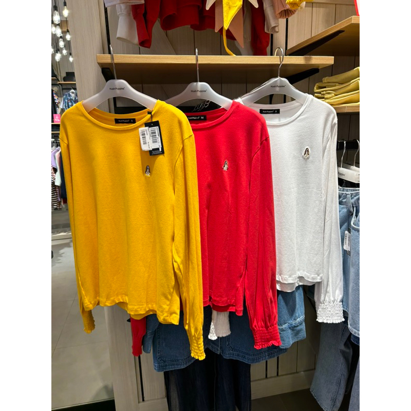 KAOS HUSH PUPPIES WANITA LENGAN PANJANG SALE