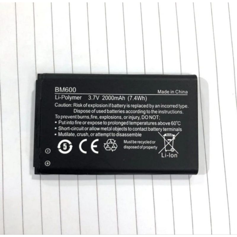 Batrai BM600 For Modem Wifi Prolink PRT7011L Batre BM-600 2000mAh Baterai  Battery