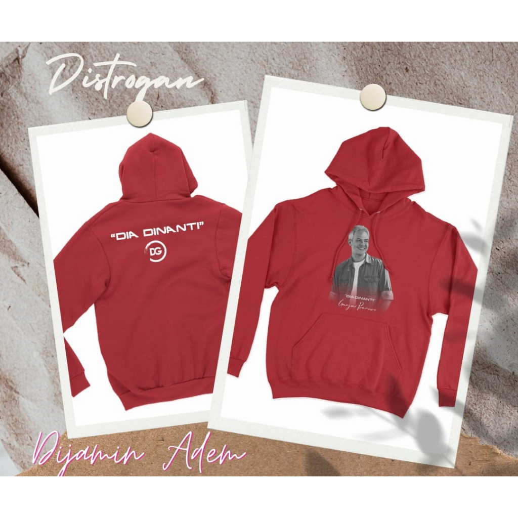 SWEATER PRIA DISTROGAN SAHABAT GANJAR / SAHABAT GANJAR / GANJAR PRANOWO