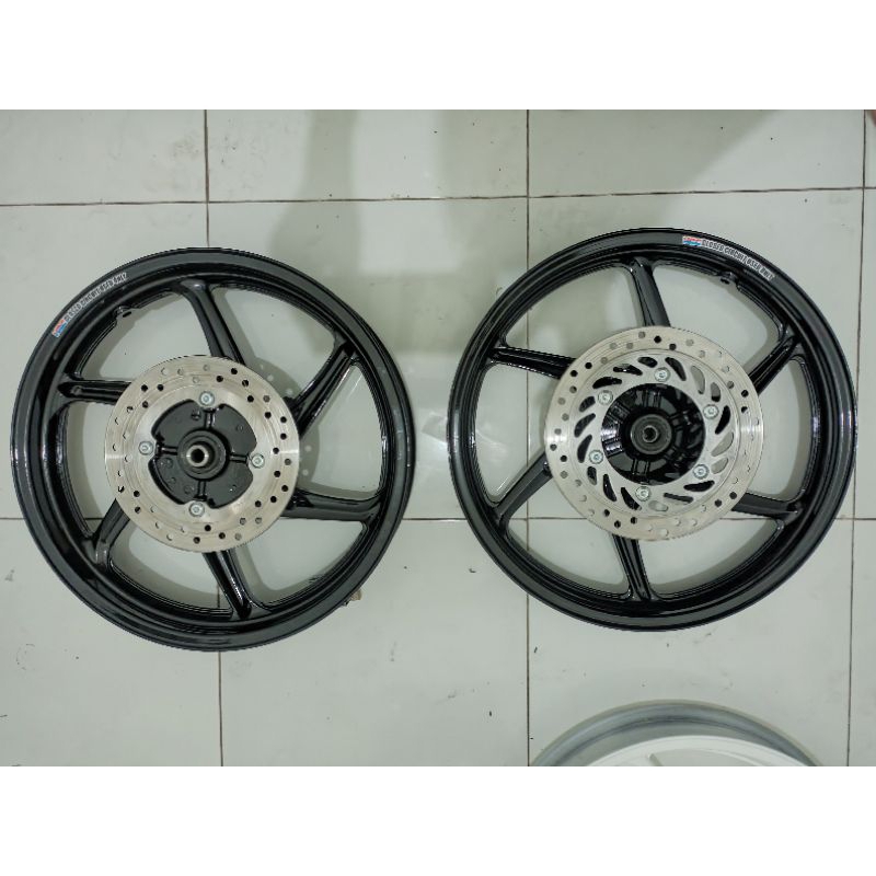 velg cbr cb150 old pnp ninja rr r ss set tinggal pasang ban