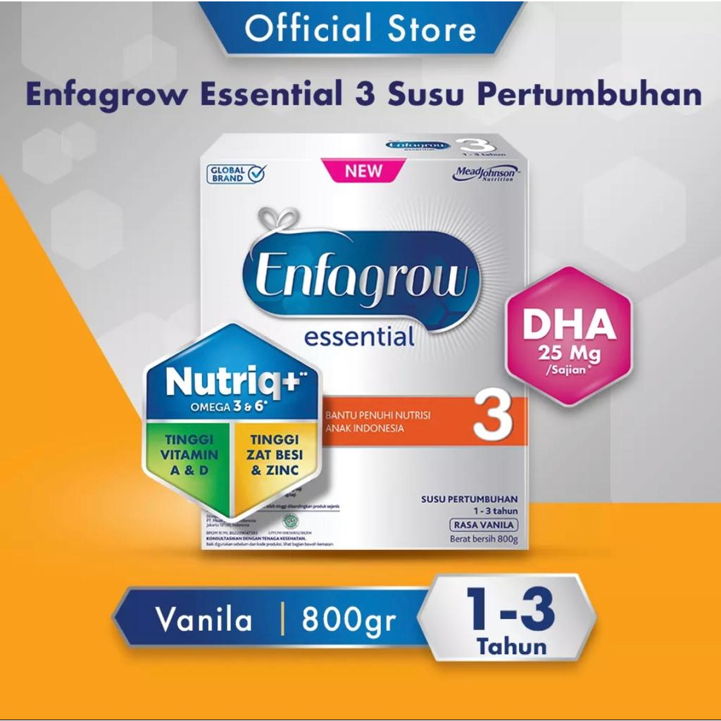 Enfagrow Essential 3 & Enfagrow Essential 4 Vanila 800 g