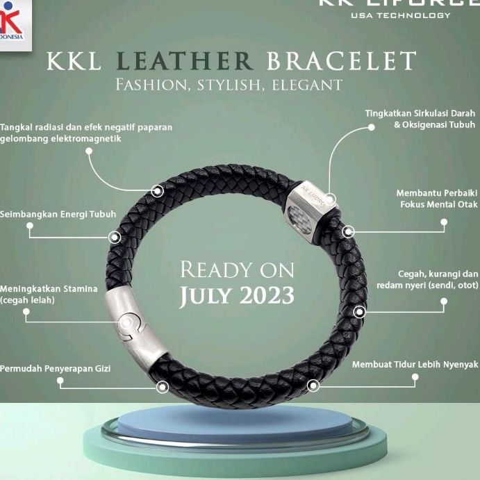 PEREDAM RADIASI / KK LIFORCE LEATHER BRACELET