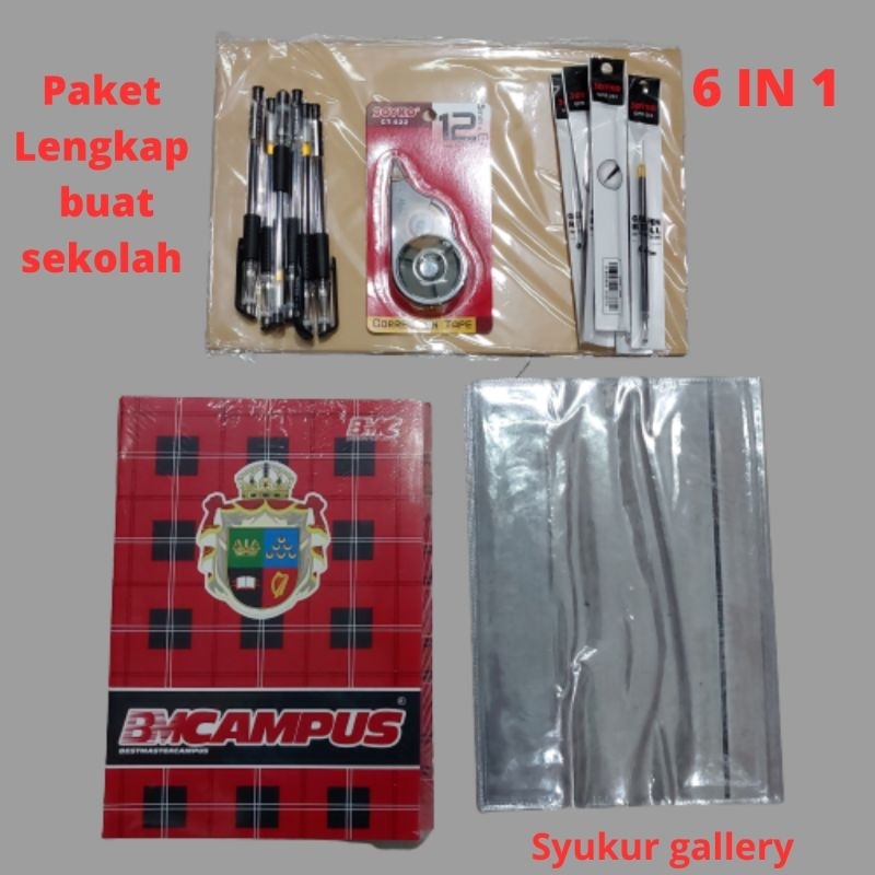 

Buku BMC campus 36 Lembar paket 1 set 6 IN 1