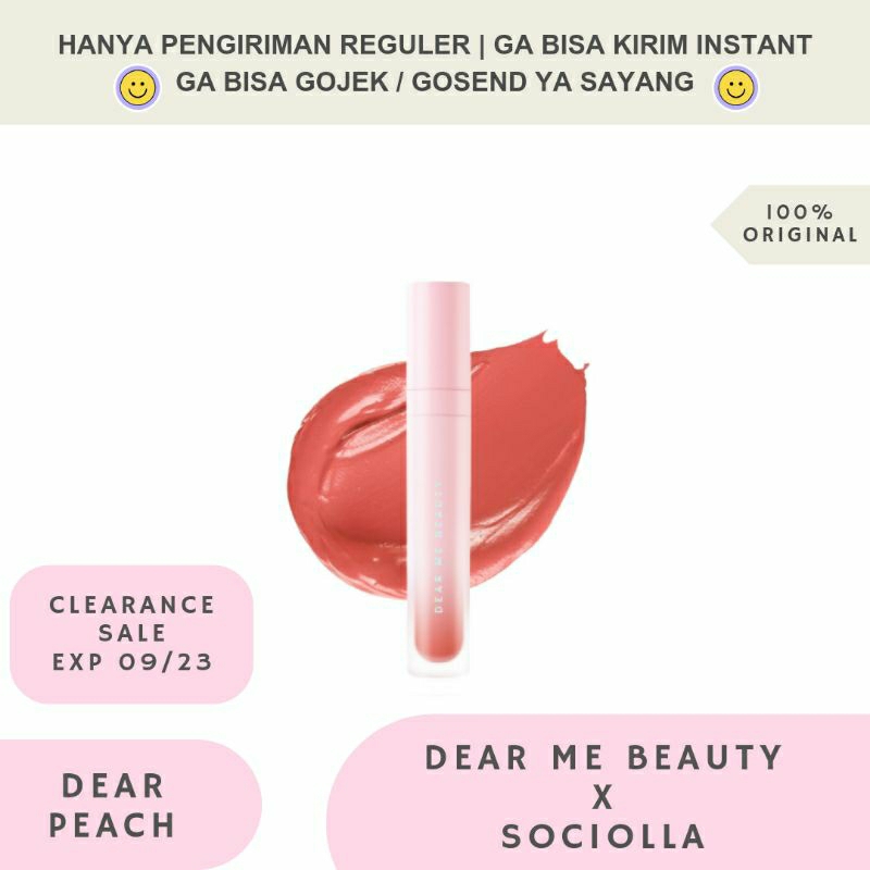 Dear Me Beauty x Sociolla Perfect Matte Lip Coat - Dear Peach