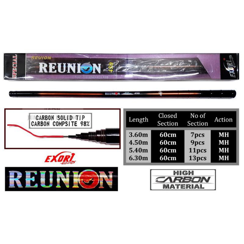 Tegek Pancing EXORI REUNION 450