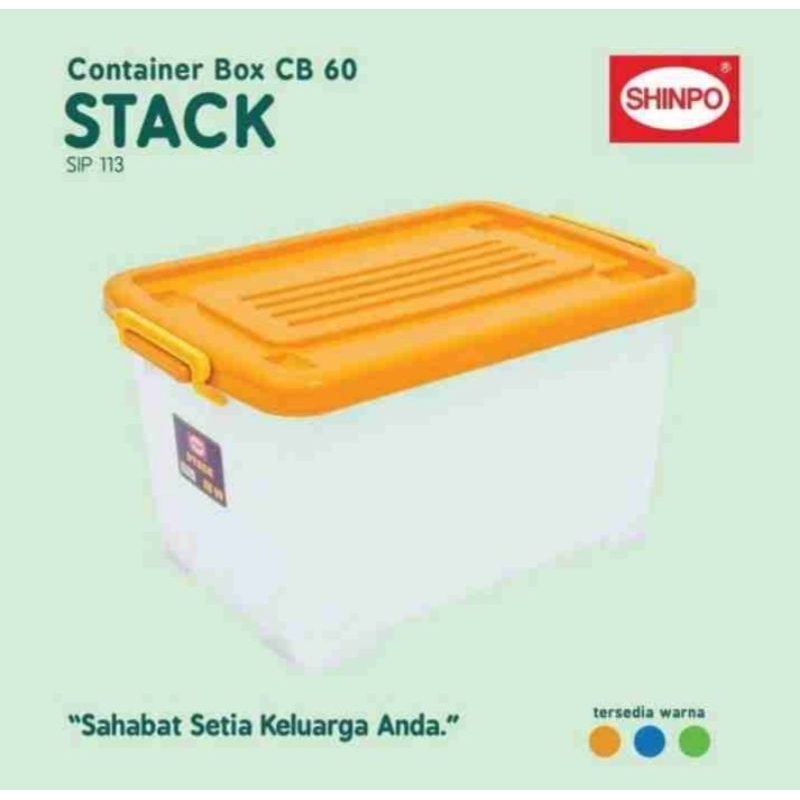Box container shinpo cb 60 kontainer shinpo 60 liter