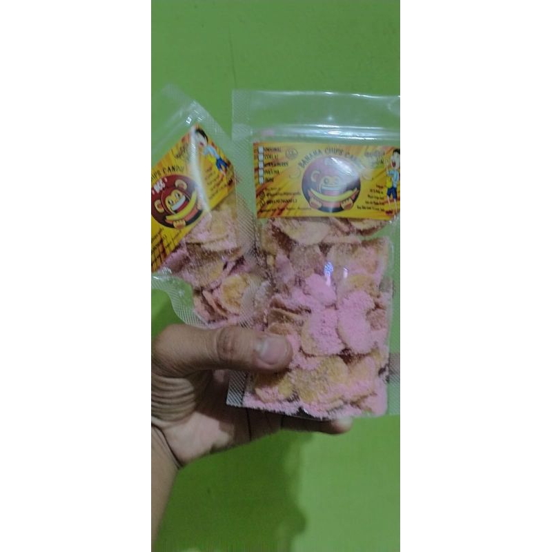 

keripik pisang 2 rasa khas Bandung