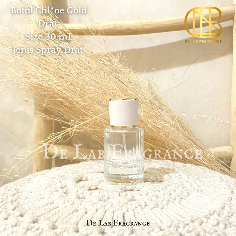botol parfum chl*e ateli*er 30 ml drat/botol parfum bulat 30 ml/botol parfum putih 30 ml/botol parfu