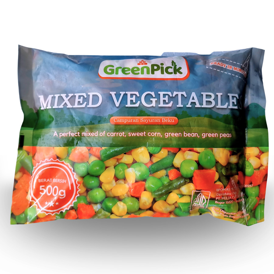 

Mixed Vegetables / Sayuran Campur Beku 500gr