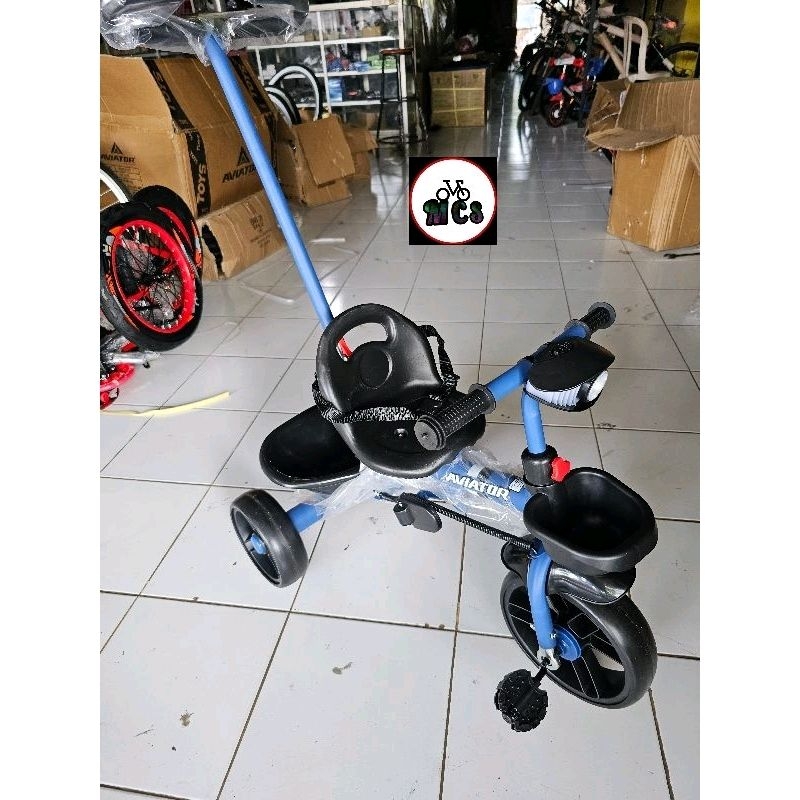 Sepeda Anak Roda Tiga / TRICYCLE AVIATOR AT 115 MUSIK LAMPU