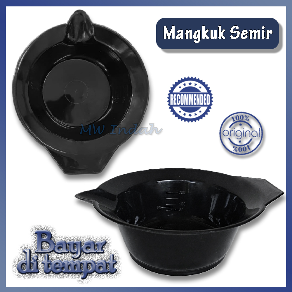 Mangkok Semir Rambut Mangkok Tempat Pewarna Rambut Mangkok Kecil Wadah Semir Rambut Warna Hitam Baha