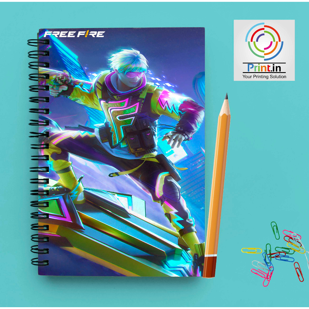 

Notebook anak Spiral Motif Free Fire SoftCover