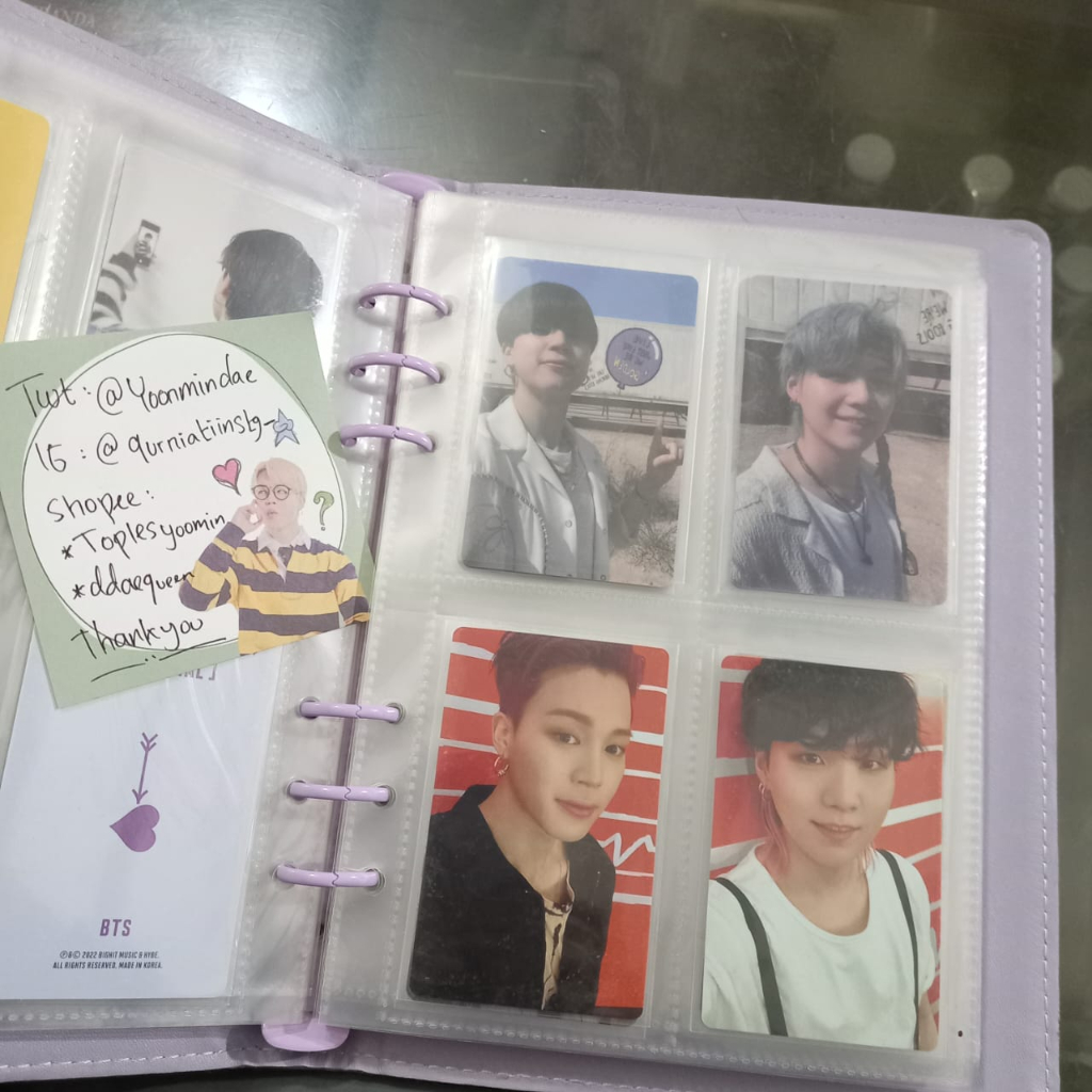 [BACA DESKRIPSI] Photocard PC Album BTS Jimin Suga Yoongi POB Butter Japan JPFC
