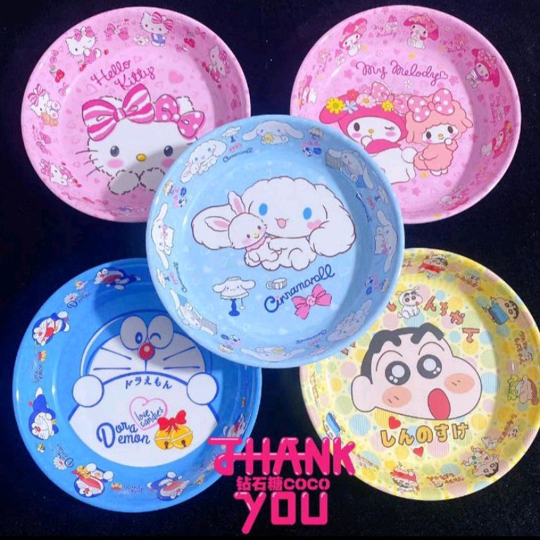 PIRING KARAKTER SANRIO / PIRING KUROMI IMPORT / PIRING LUCU SANRIO / PIRING MAKAN KARAKTER IMPORT