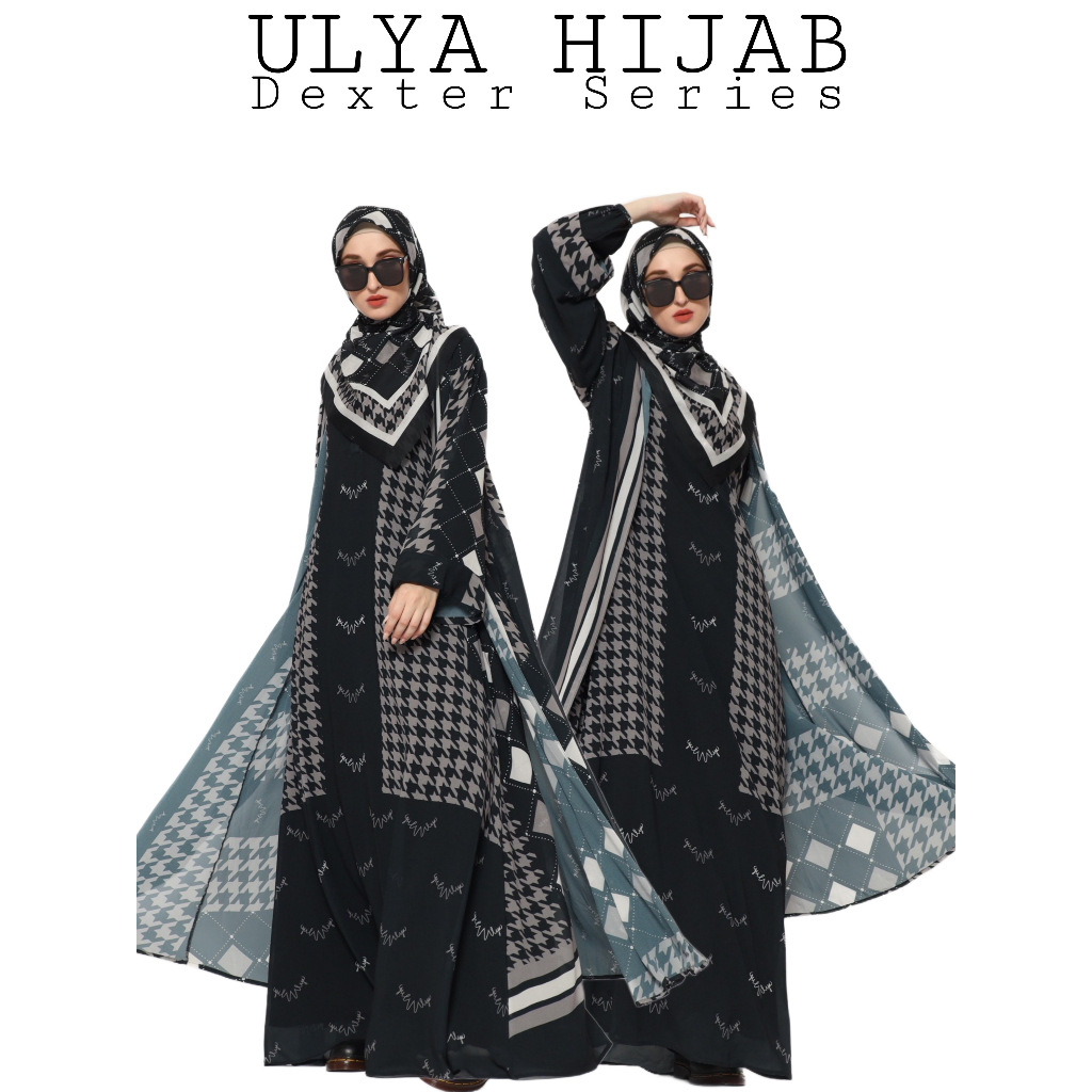 ULYA HIJAB I DEXTER SERIES I BAJU SET SYARI I DRESS MUSLIMAH