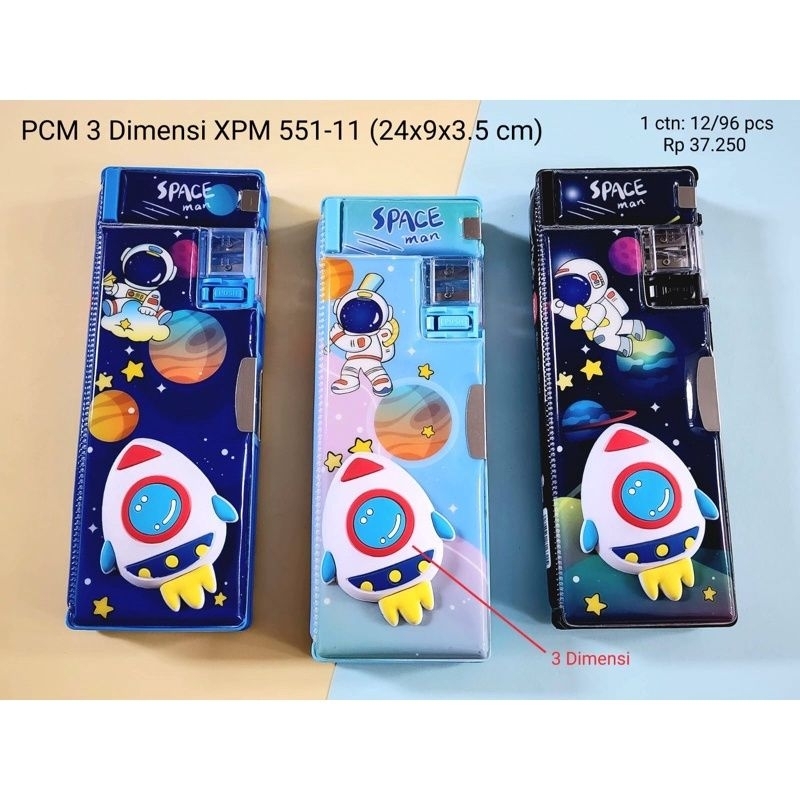 

Tempet Pensil 3D / Kotak Pensil Magnetik /Tempat Pensil Karakter