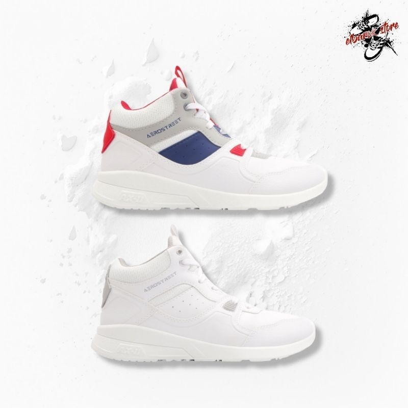 Aerostreet Hoops x Volt Putih  - SNEAKERS PRIA WANITA MURAH
