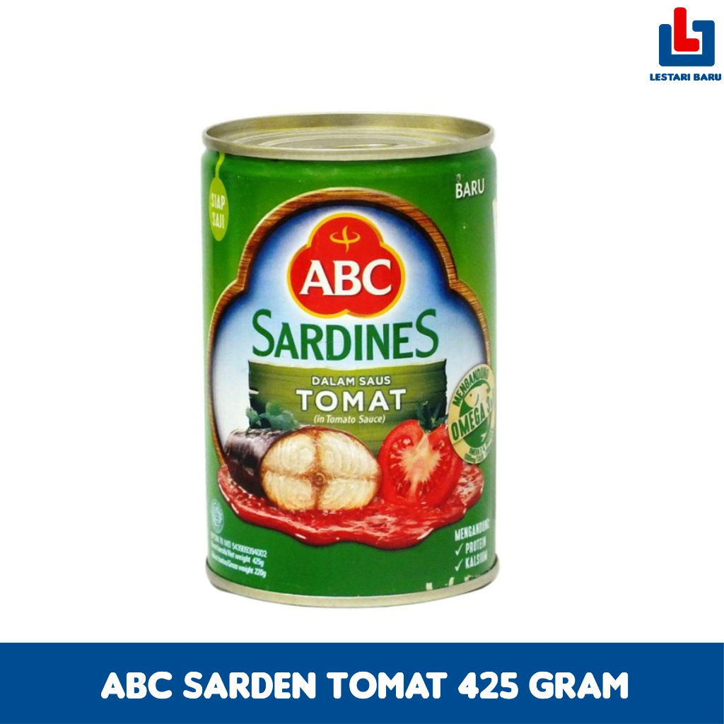 

Abc Sarden Tomat 425 Gram