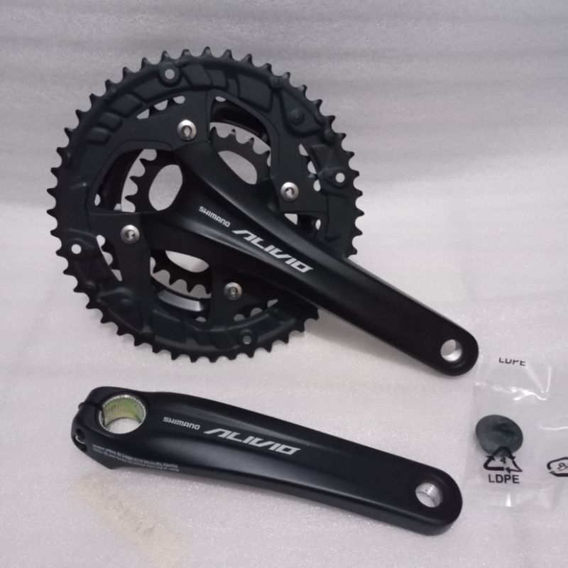 Crank Shimano Alivio 3 speed FC T4060 Crank Sepeda MTB Touring