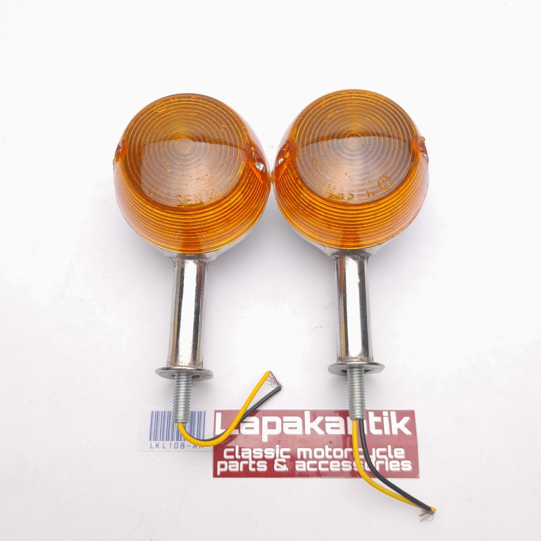 lampu sen sein reting riting sign cocok Yamaha GT80 L2G RS100 YB100 YL1 YAS1 AS1 bahan logam bukan p