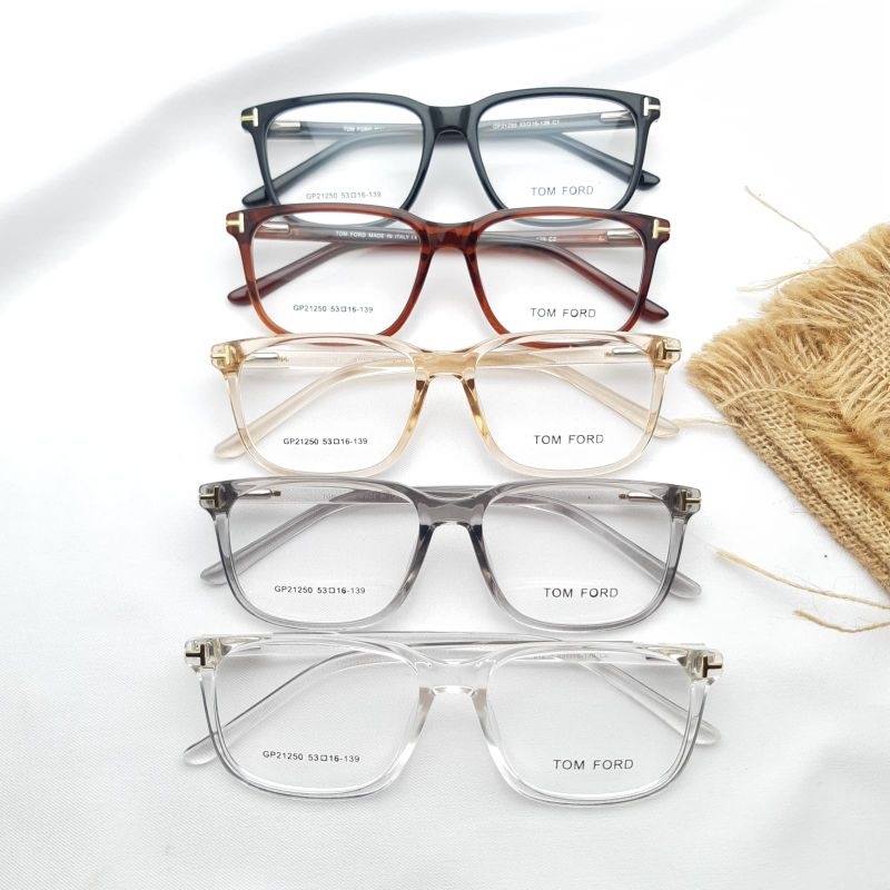 nnkacamata frame oval plastik pria wanita 21250