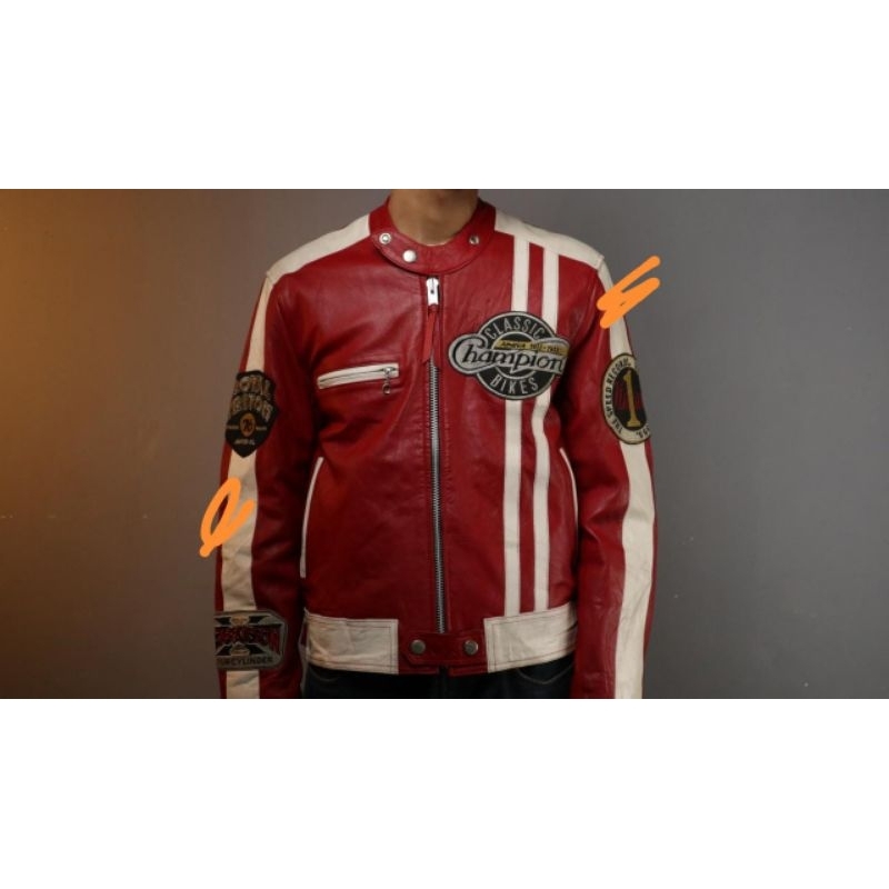 RBC caferacer leather jacket