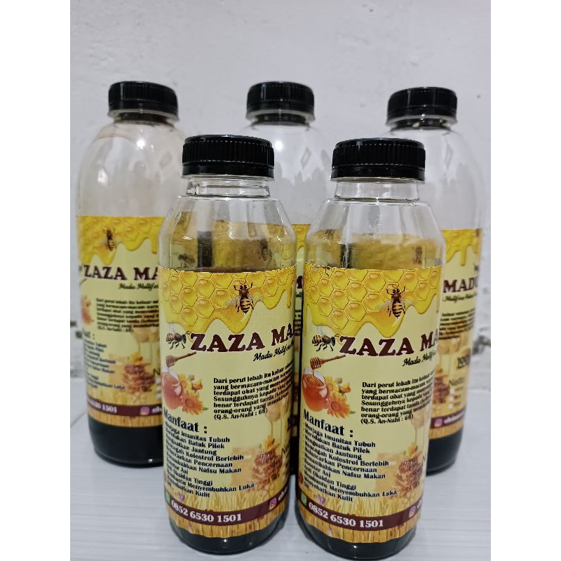 

Madu hutan Berat 1 Kg (Botol Besar). Madu Meliffera Hutan Riau. 100% Madu Asli.