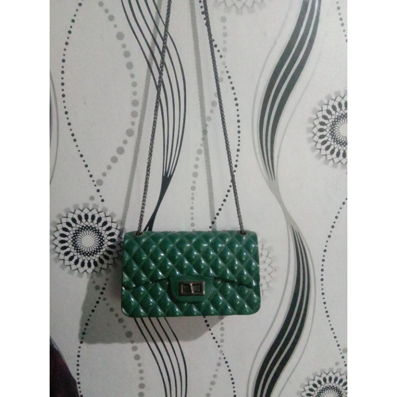 Tas jelly PL,rantai hitam