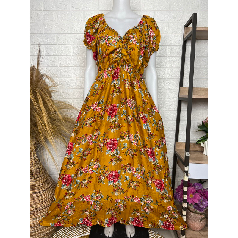 (LD 150-162) Daster Busui Clara Casandra Super Jumbo/Dress Big Size/Daster Kerut Dada  Super Jumbo B